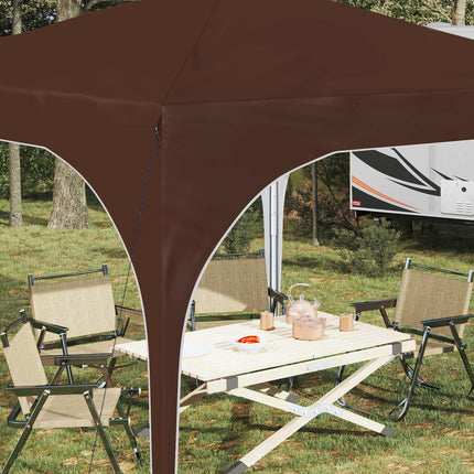 Pop-up Partytält 290 x 290 x 245 cm Brun