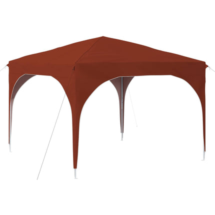 Pop-up Partytält 290 x 290 x 245 cm Terracotta