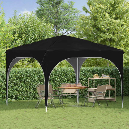 Pop-up Partytält 290 x 290 x 245 cm Svart