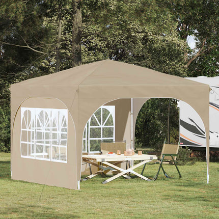 Pop-up Partytält 290 x 290 x 245 cm Gräddvit