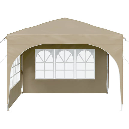 Pop-up Partytält 290 x 290 x 245 cm Gräddvit