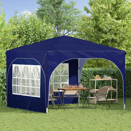 Pop-up Partytält 290 x 290 x 245 cm Blå