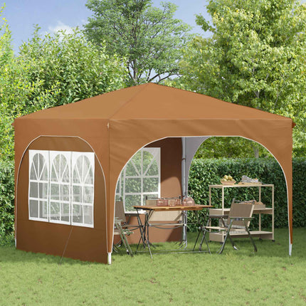 Pop-up Partytält 290 x 290 x 245 cm Beige