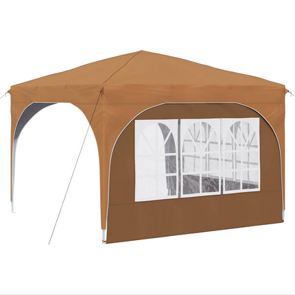 Pop-up Partytält 290 x 290 x 245 cm Beige