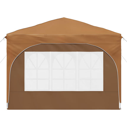 Pop-up Partytält 290 x 290 x 245 cm Beige