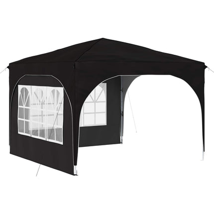 Pop-up Partytält 290 x 290 x 245 cm Svart