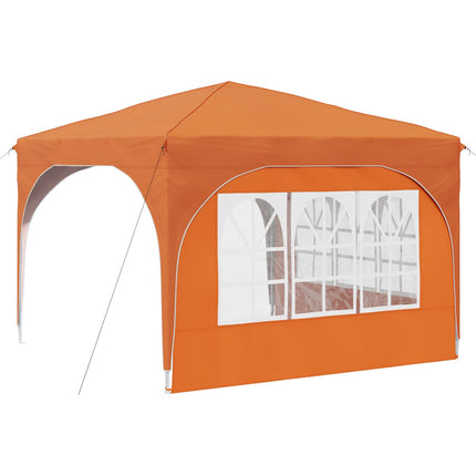Pop-up Partytält 290 x 290 x 245 cm Orange