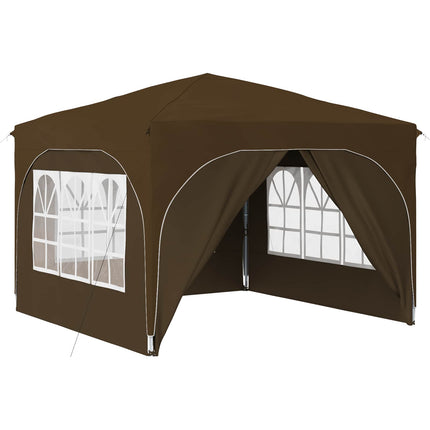 Pop-up Partytält 290 x 290 x 245 cm Taupe
