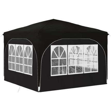 Pop-up Partytält 290 x 290 x 245 cm Svart