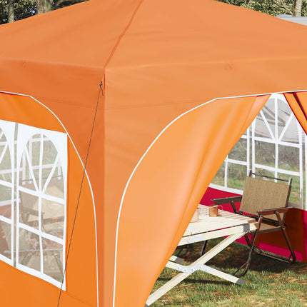 Pop-up Partytält 290 x 290 x 245 cm Orange