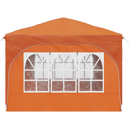 Pop-up Partytält 290 x 290 x 245 cm Orange