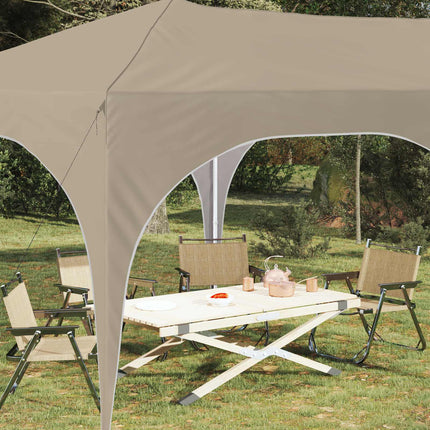 Pop-up Partytält 575 x 288 x 245 cm Gräddvit Oxford Tyg
