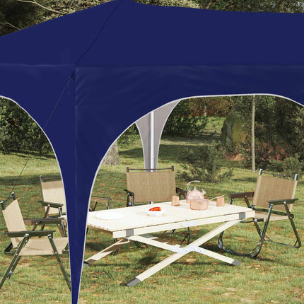 Pop-up Partytält 575 x 288 x 245 cm Blå Oxford Tyg