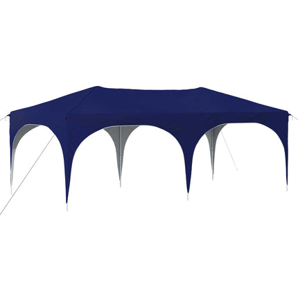 Pop-up Partytält 575 x 288 x 245 cm Blå Oxford Tyg