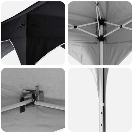 Pop-up Partytält 575 x 288 x 245 cm Antracit Oxford Tyg