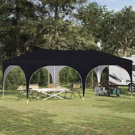 Pop-up Partytält 575 x 288 x 245 cm Antracit Oxford Tyg