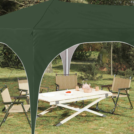 Pop-up Partytält 575 x 288 x 245 cm Grön Oxford Tyg