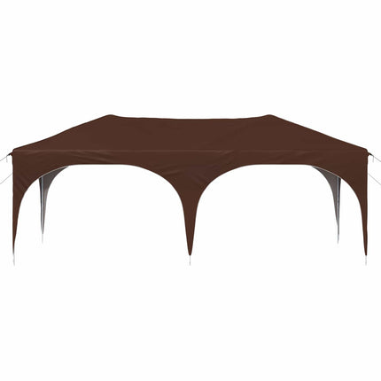 Pop-up Partytält 575 x 288 x 245 cm Brun Oxford Tyg