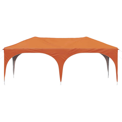 Pop-up Partytält 575 x 288 x 245 cm Orange Oxford Tyg