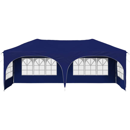 Pop-up Partytält 575 x 288 x 245 cm Blå Oxford Tyg