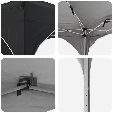 Pop-up Partytält 575 x 288 x 245 cm Antracit Oxford Tyg