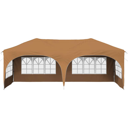 Pop-up Partytält 575 x 288 x 245 cm Beige Oxford Tyg