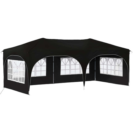 Pop-up Partytält 575 x 288 x 245 cm Svart Oxford Tyg