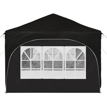 Pop-up Partytält 575 x 288 x 245 cm Svart Oxford Tyg
