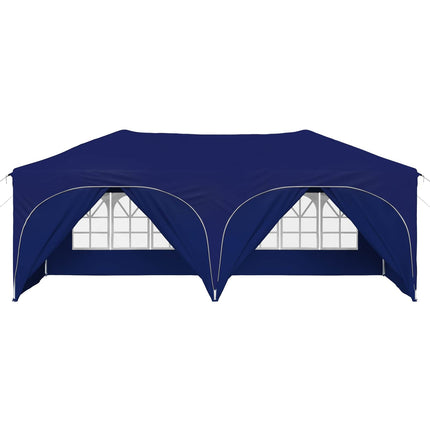 Pop-up Partytält 575 x 288 x 245 cm Blå Oxford Tyg