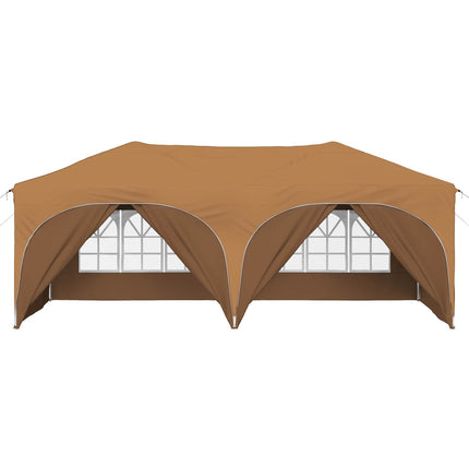 Pop-up Partytält 575 x 288 x 245 cm Beige Oxford Tyg
