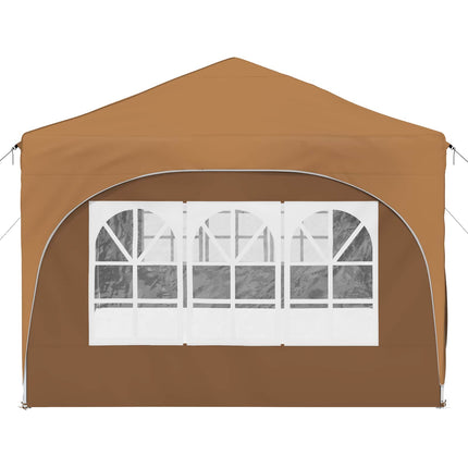 Pop-up Partytält 575 x 288 x 245 cm Beige Oxford Tyg