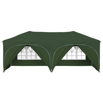 Pop-up Partytält 575 x 288 x 245 cm Grön Oxford Tyg