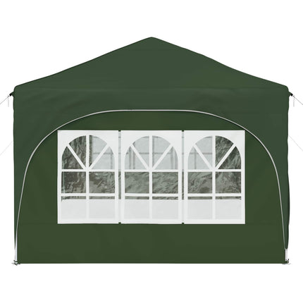 Pop-up Partytält 575 x 288 x 245 cm Grön Oxford Tyg