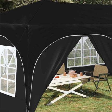 Pop-up Partytält 575 x 288 x 245 cm Svart Oxford Tyg