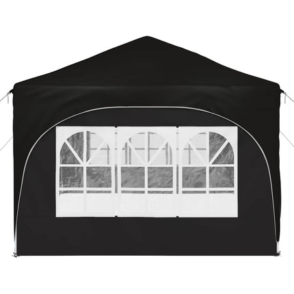 Pop-up Partytält 575 x 288 x 245 cm Svart Oxford Tyg