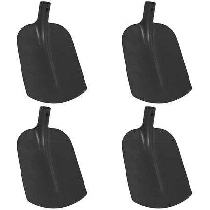 Skyffelhuvud 4 pcs Svart 34,5 x 24 cm Pulverlackerat stål