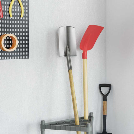 Skyffelhuvud 4 pcs Silver 43 x 17 cm Pulverlackerat stål