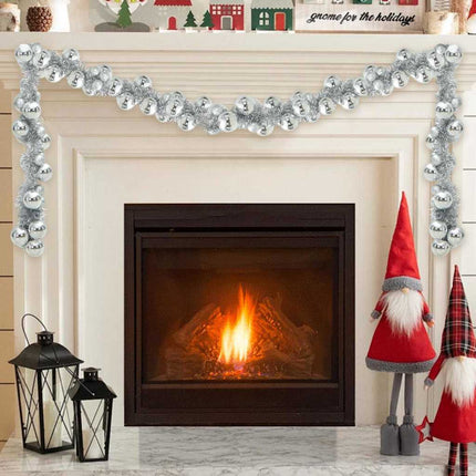 Julkulagirland Silver 186 cm Polystyren