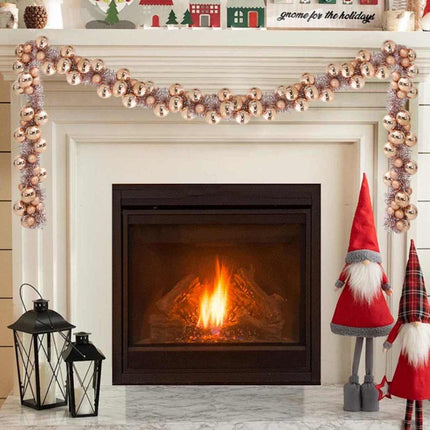 Julkulagirland Rosenguld 186 cm Polystyren