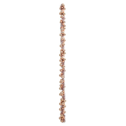 Julkulagirland Rosenguld 186 cm Polystyren