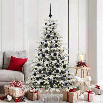Julprydnad Set med 300 LED-lampor 120 pcs Svart Plast