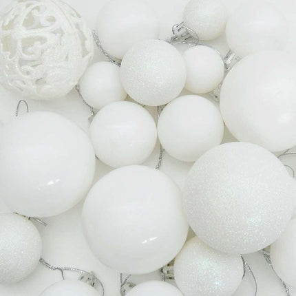 Julprydnad Set med 300 LED-lampor 120 pcs Vit Plast