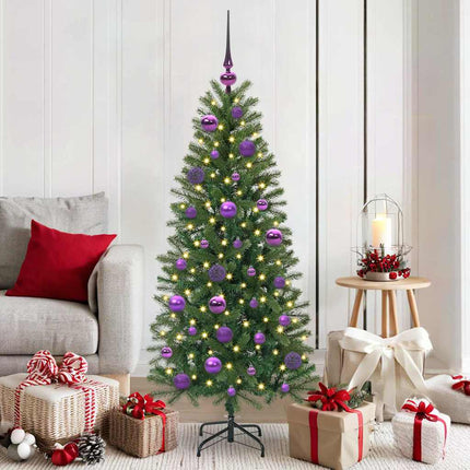 Julprydnad Set med 150 LED-lampor 61 pcs Lila Plast
