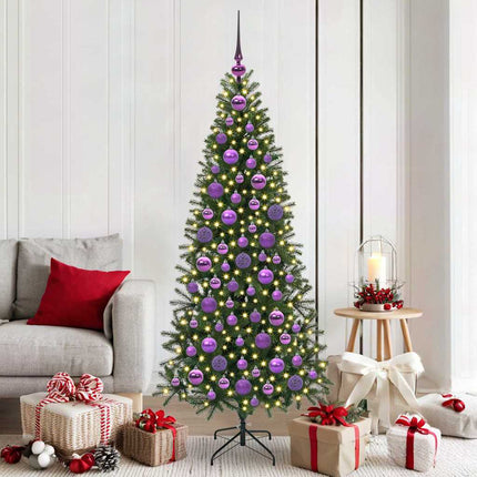Julprydnad Set med 300 LED-lampor 120 pcs Lila Plast