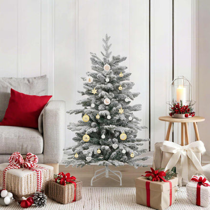 Julprydnad Set 40 pcs Vit och guld Plast