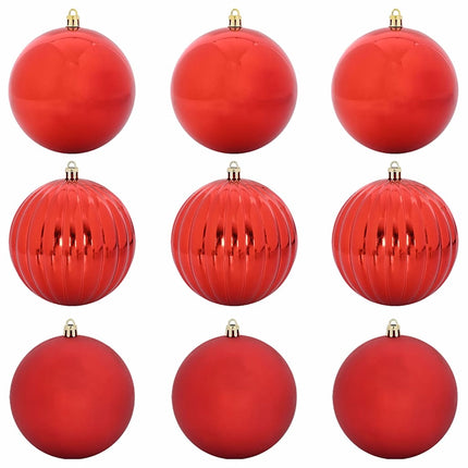 Julkula Set XL 9 pcs Röd Plast