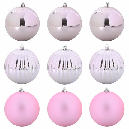 Julfirande Kulset XL 9 pcs Rosa Plast