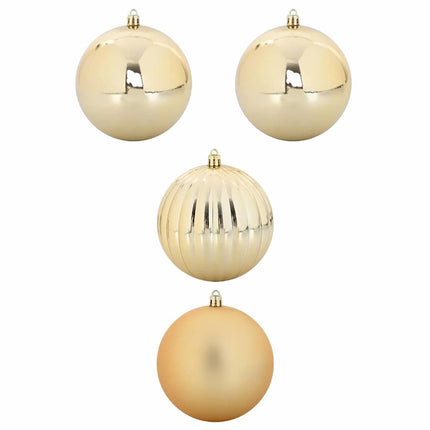 Julgranskulor Set XXL 4 pcs Guld Plast