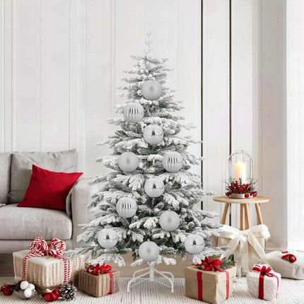 Julgirland Set XL 9 pcs Silver Plast