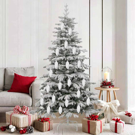 Julgran Kottboll 40 pcs Silver Plast